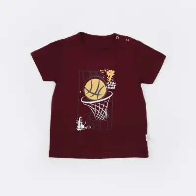 Bibaby Erkek T-Shirt Bimini The Baseball Bordo - 6
