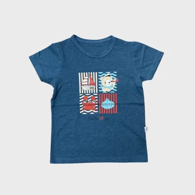 Bibaby Erkek T-Shirt Bimini The Happy İndigo