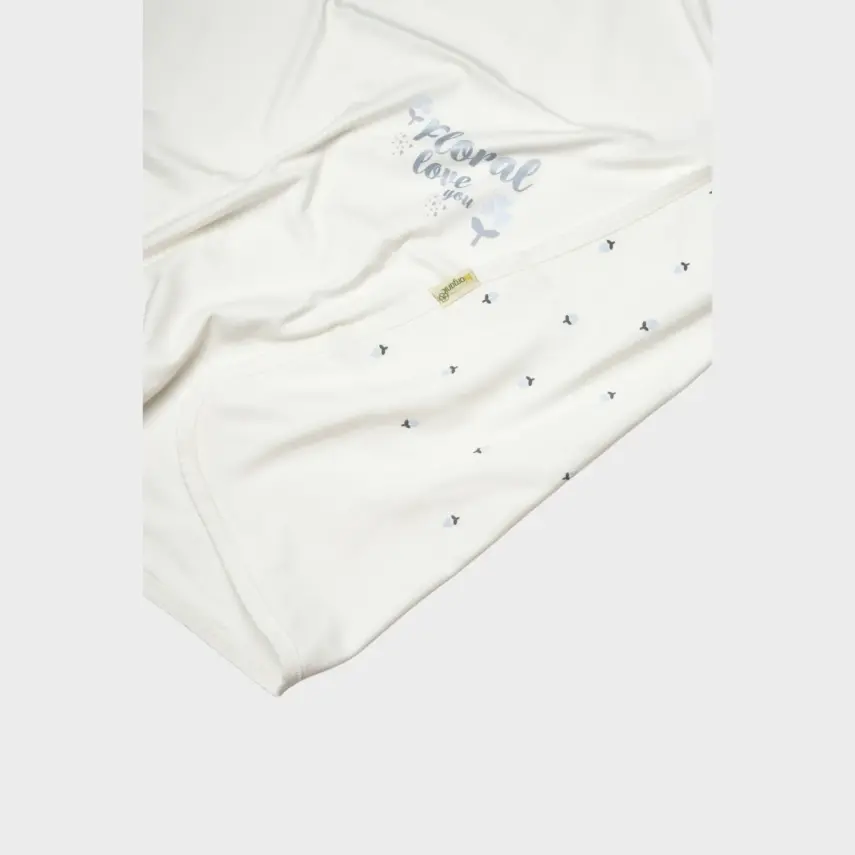 Bibaby Kız Bebek Organik Hastane Çıkışı 10lu Love Floral Ekru - Lila - 1