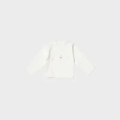 Bibaby Kız Bebek Organik Zıbın Takımı 4lü Love Floral Ekru - Lila - 3
