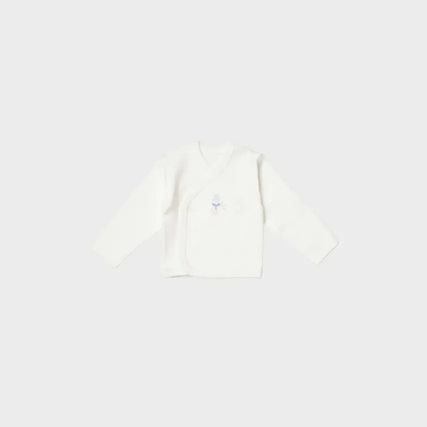 Bibaby Kız Bebek Organik Zıbın Takımı 4lü Love Floral Ekru - Lila - 3