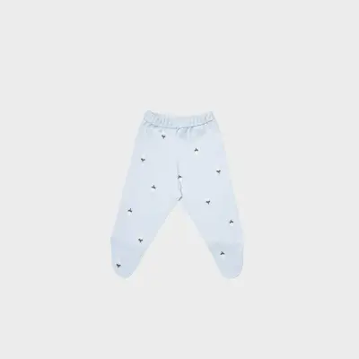 Bibaby Kız Bebek Organik Zıbın Takımı 4lü Love Floral Ekru - Lila - 6