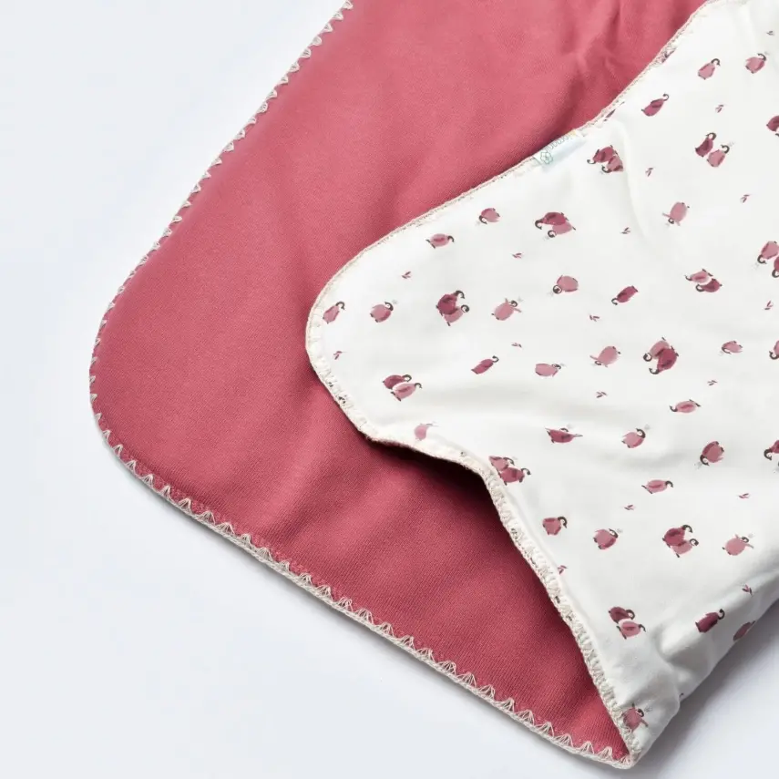 Bibaby Kız Organik Battaniye Little Love Rose Dry - 6