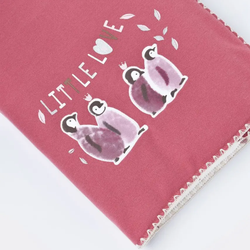 Bibaby Kız Organik Battaniye Little Love Rose Dry - 4