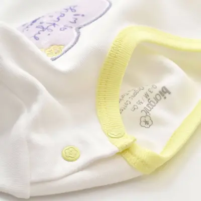 Bibaby Kız Organik Body Love You Baby Yellow Lavender - 4