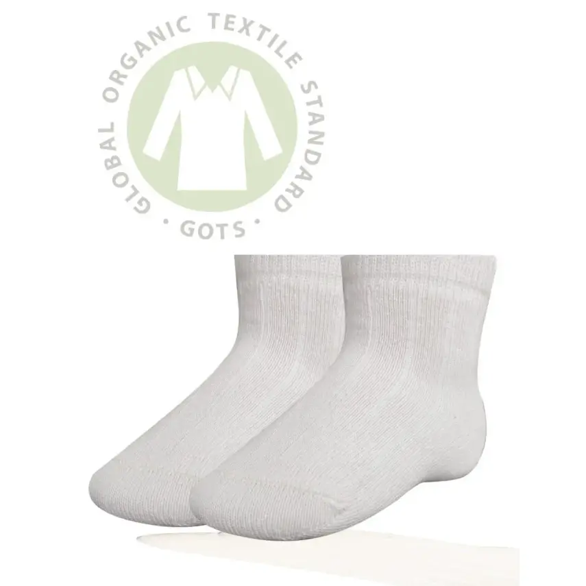 Bibaby Kız Organik Çorap Soket Simple Taş - 4