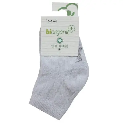 Bibaby Kız Organik Çorap Soket Simple Taş - 5