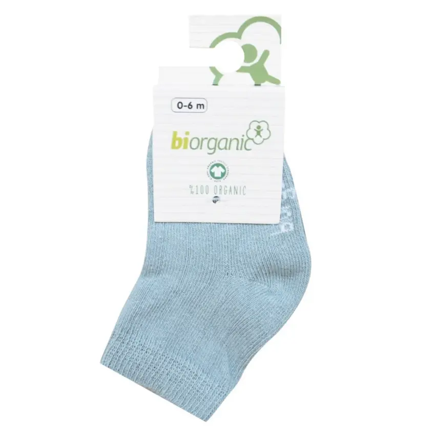 Bibaby Kız Organik Çorap Soket Simple Yeşil - 9