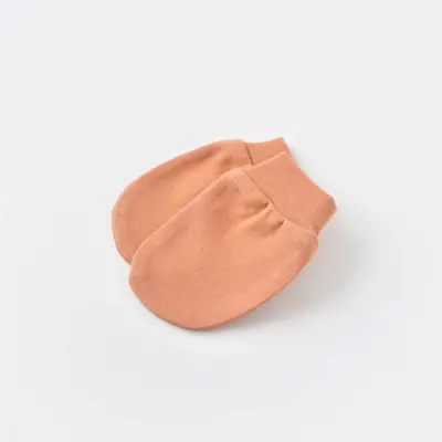 Bibaby Kız Organik Eldiven 2li Summer Fruit Light Cream Caramel - 5