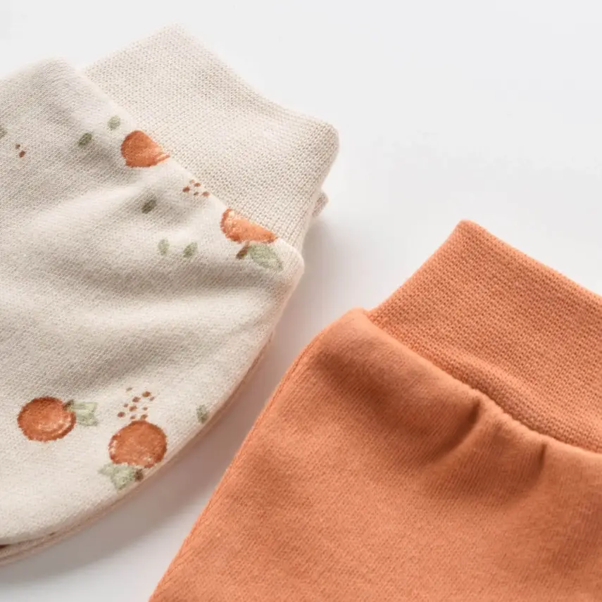 Bibaby Kız Organik Eldiven 2li Summer Fruit Light Cream Caramel - 3