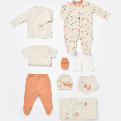Bibaby Kız Organik Hastane Çıkışı 10lu Summer Fruit Light Cream Cramel