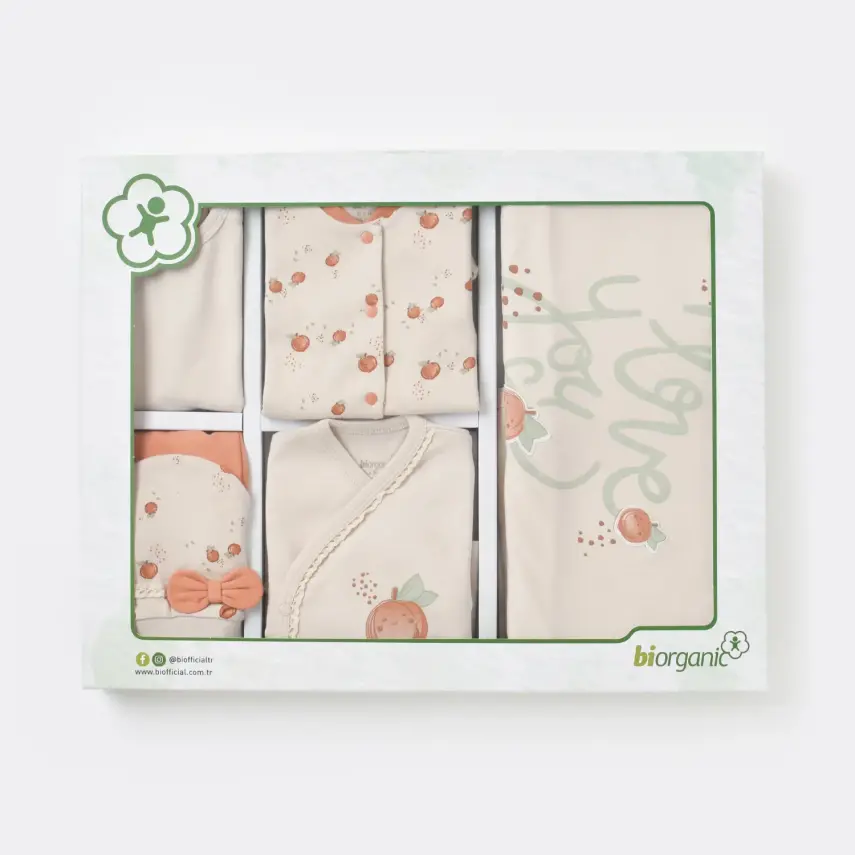 Bibaby Kız Organik Hastane Çıkışı 10lu Summer Fruit Light Cream Cramel - 8