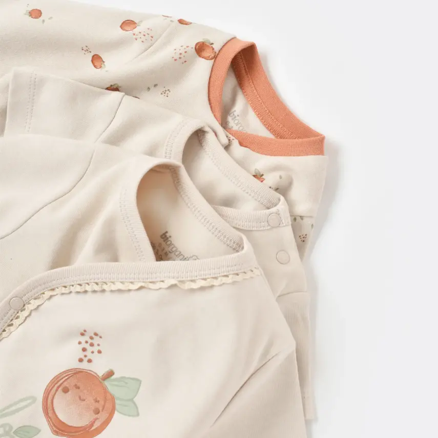 Bibaby Kız Organik Hastane Çıkışı 10lu Summer Fruit Light Cream Cramel - 9