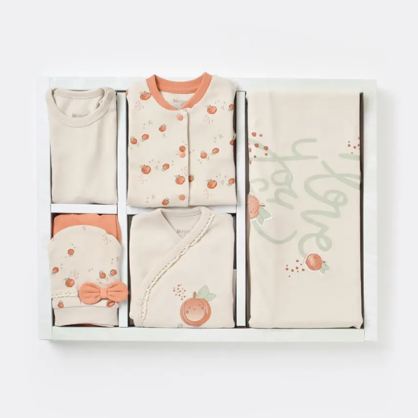 Bibaby Kız Organik Hastane Çıkışı 10lu Summer Fruit Light Cream Cramel - 12