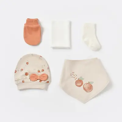 Bibaby Kız Organik Hastane Çıkışı 10lu Summer Fruit Light Cream Cramel - 11