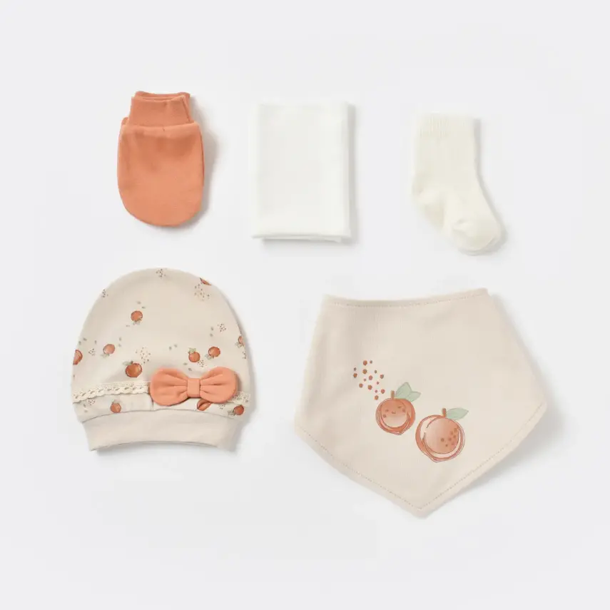 Bibaby Kız Organik Hastane Çıkışı 10lu Summer Fruit Light Cream Cramel - 11