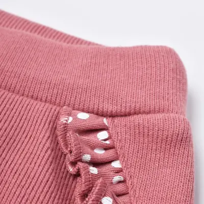 Bibaby Kız Organik Pantolon Patiksiz Little Love Rose Dry - 3