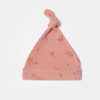 Bibaby Kız Organik Zıbın Takımı 3lü Waffle Deer And Bird Ekru - Rose - 5