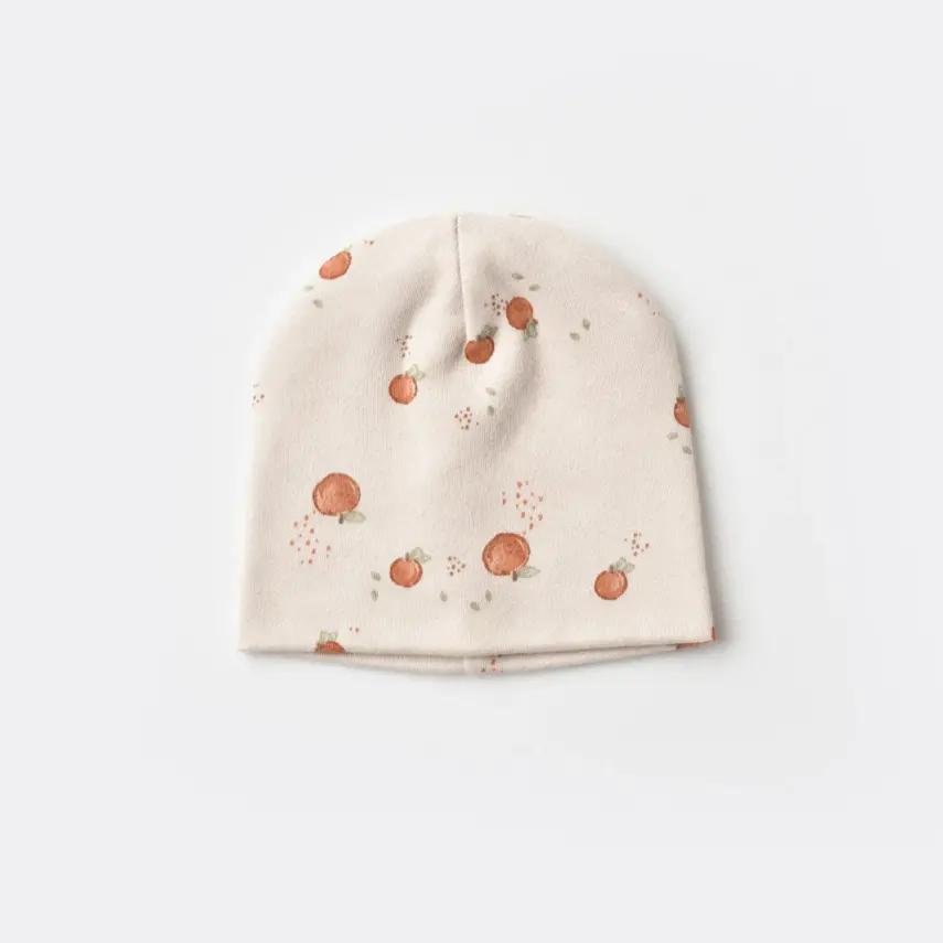 Bibaby Kız Organik Zıbın Takımı Summer Fruit Prematüre Light Cream Caramel - 3