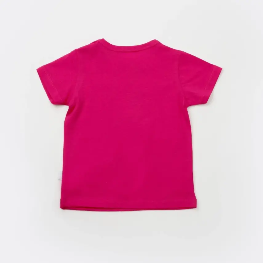 Bibaby Kız T-Shirt Bimini My Garden Fuşya - 2