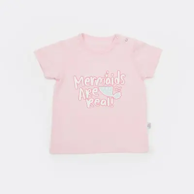 Bibaby Kız T-Shirt Bimini The Mermaid Pembe