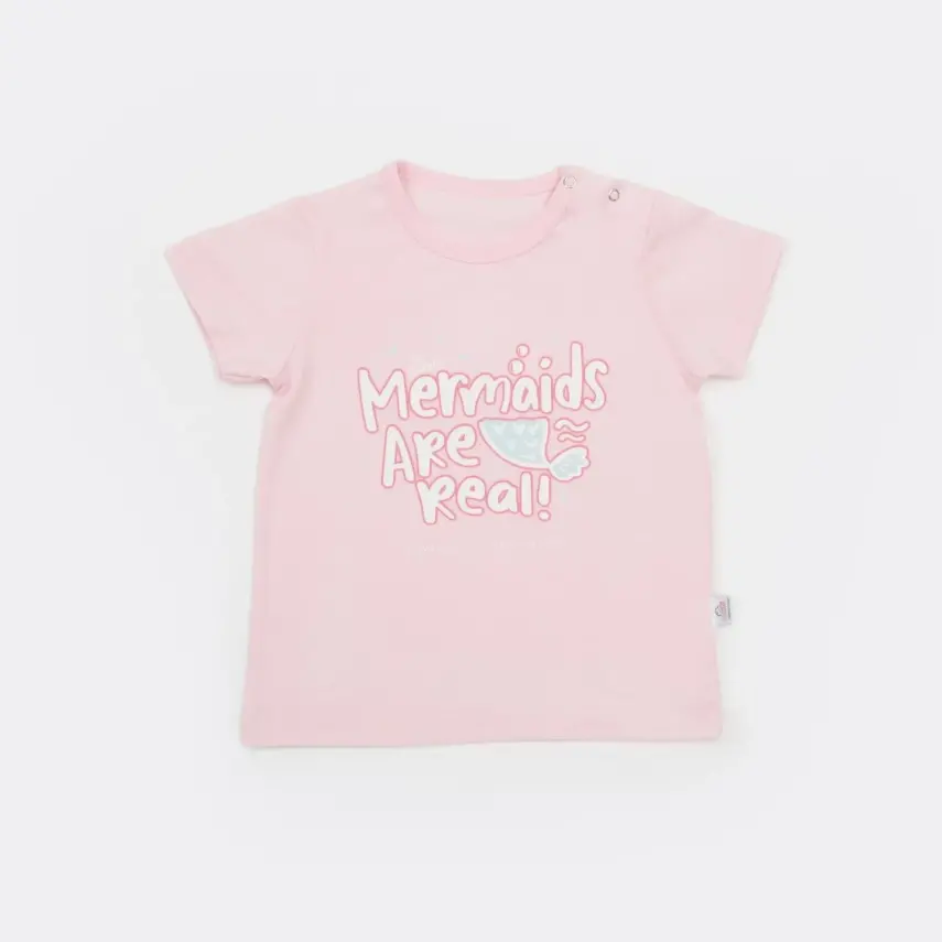 Bibaby Kız T-Shirt Bimini The Mermaid Pembe - 1