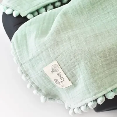Bibaby Müslin Puset Örtüsü Yeşil - 2