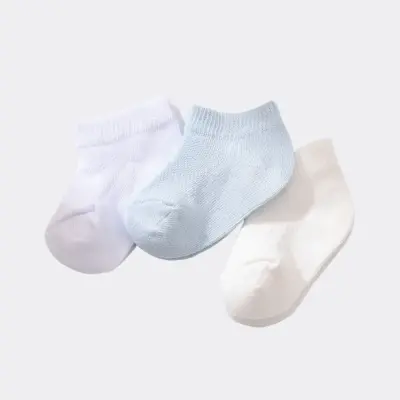 Bibaby Organik Çorap Soket 3lü Summer Mavi - 4