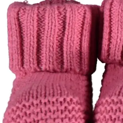 Bibaby Organik Patik Colors Triko Pembe (1)