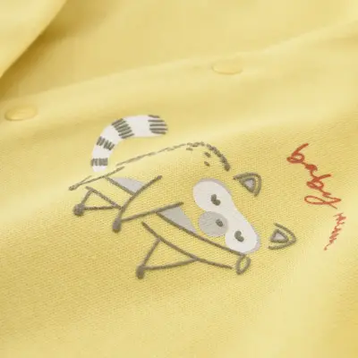 Bibaby Organik Tulum Baby Racoon Lemon Grass - 3