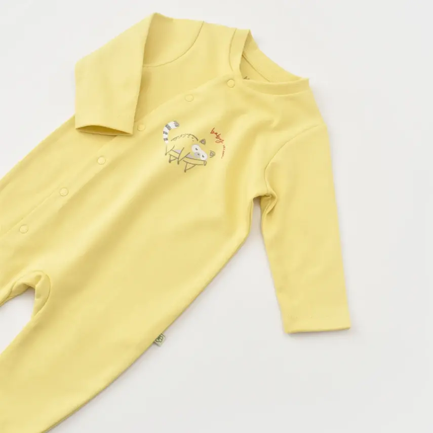 Bibaby Organik Tulum Baby Racoon Lemon Grass - 6