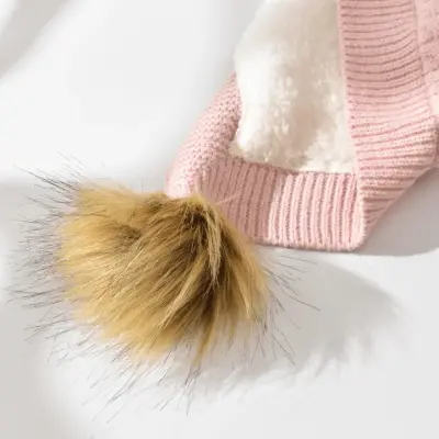 Bibaby Unisex Battaniye Triko Elegance Pembe (1)