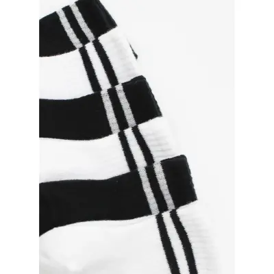 Bibaby Unisex Çorap Soket Bistyle 6lı Penye Çemberli Siyah - Beyaz - 6