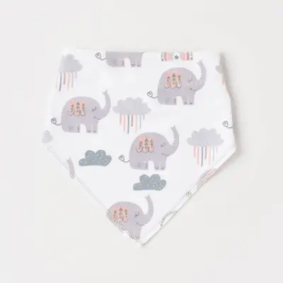 Bibaby Unisex Fular Önlük Bimini New Cute Elephant Boy 
