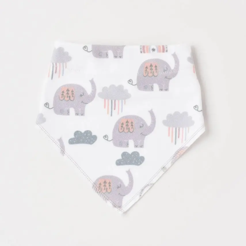 Bibaby Unisex Fular Önlük Bimini New Cute Elephant Boy - 1