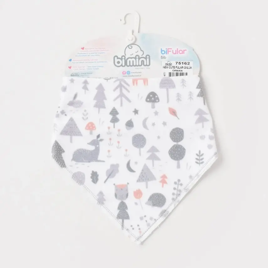 Bibaby Unisex Fular Önlük Bimini New Cute Orman - 3