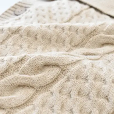 Bibaby Unisex Kundak Zincir Triko Bej (1)