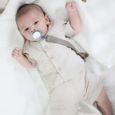 Bibaby Unisex Müslin Örtü Bistyle Ekru - 4