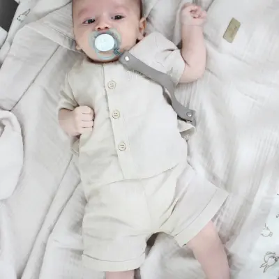 Bibaby Unisex Müslin Örtü Bistyle Taş - 2