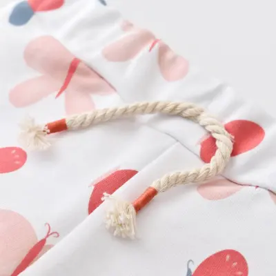 Bibaby Unisex Organik 2li Takım Wild Flowers Coral - 7
