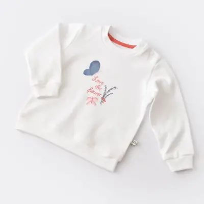 Bibaby Unisex Organik 3lü Takım Wild Flowers Coral - 6