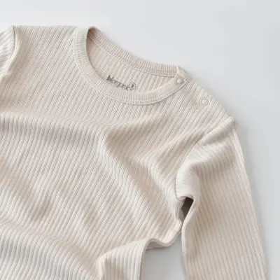 Bibaby Unisex Organik Body Relax Modal Bej - 3