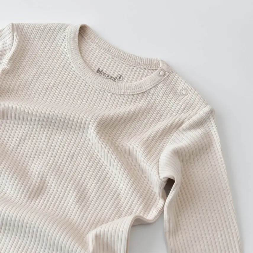 Bibaby Unisex Organik Body Relax Modal Bej - 3