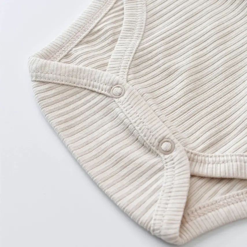 Bibaby Unisex Organik Body Relax Modal Bej - 10