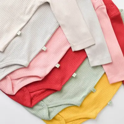 Bibaby Unisex Organik Body Relax Modal Pembe - 5