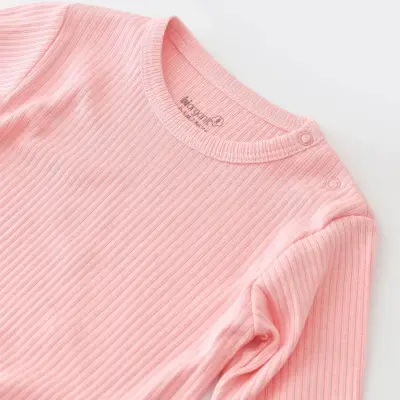 Bibaby Unisex Organik Body Relax Modal Pembe - 13