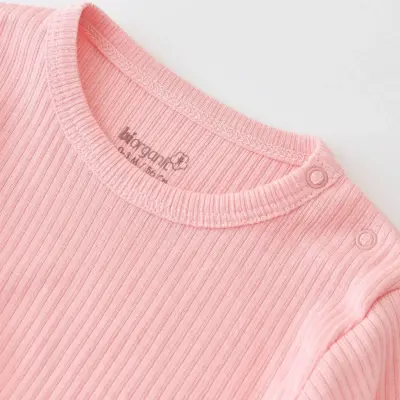 Bibaby Unisex Organik Body Relax Modal Pembe - 2