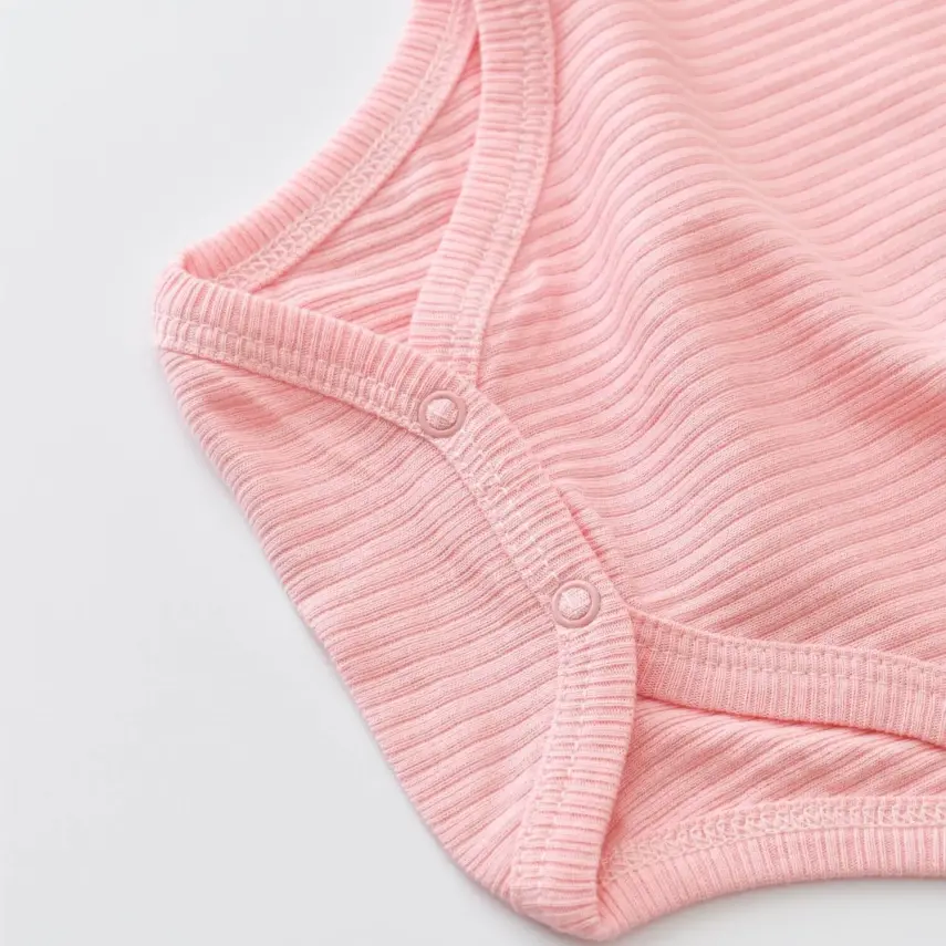 Bibaby Unisex Organik Body Relax Modal Pembe - 3