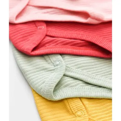 Bibaby Unisex Organik Body Relax Modal Pembe - 15