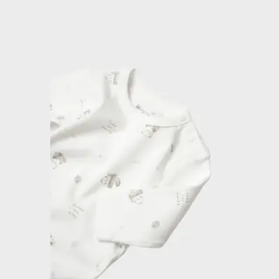 Bibaby Unisex Organik Body Uzun Kol Love Our Earth Yeşil - 4